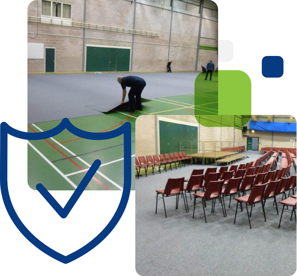 Transform your gymnasium or hall with SMARTSQUARE